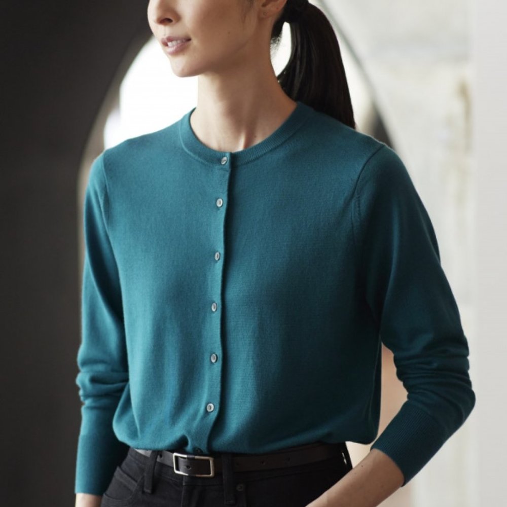 Uniqlo 100% Wool Cardigan (Sz XS)